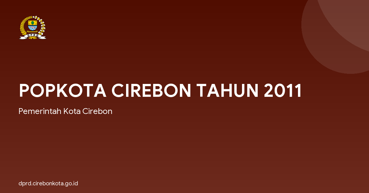 POPKOTA CIREBON TAHUN 2011