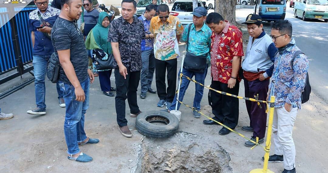 Komisi II DPRD Kota Cirebon Sidak pengerjaan proyek DAK Rp. 39 M