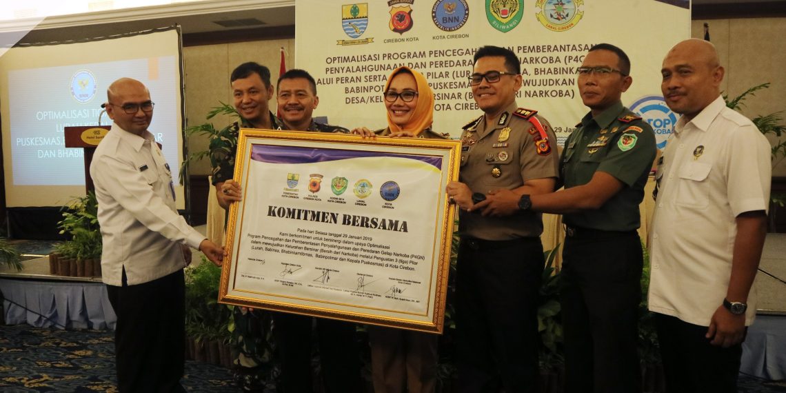 DPRD Kota Cirebon bersama Pemerintah Kota Cirebon berkomitmen dalam Memberantas Pengedaran dan Penyalahgunaan Narkotika