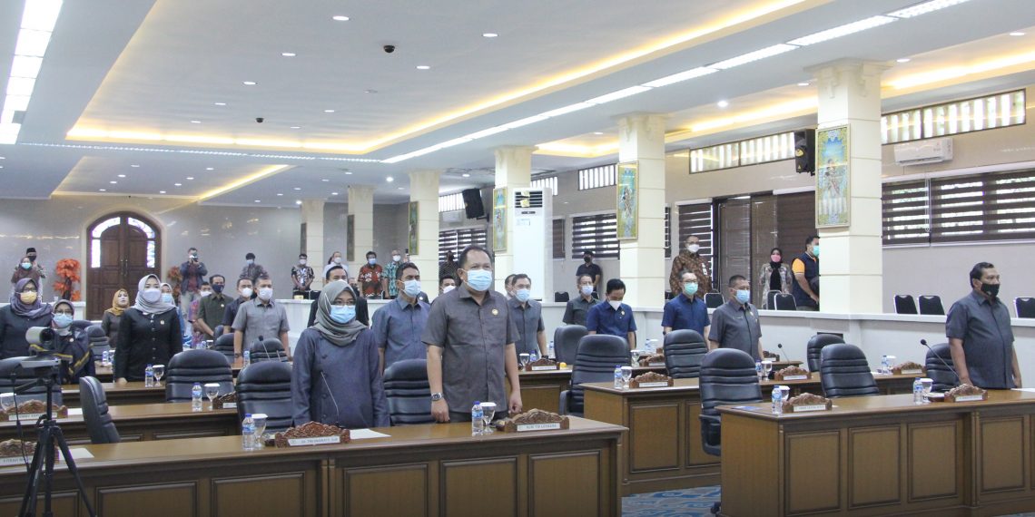 DPRD Terima Penyampaian LKPj Walikota Cirebon Tahun Anggaran 2020