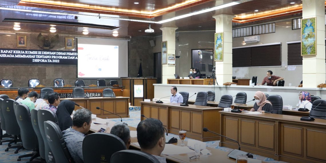 Komisi III Minta Dispora Tingkatkan Pembinaan Olahraga dan Kepemudaan