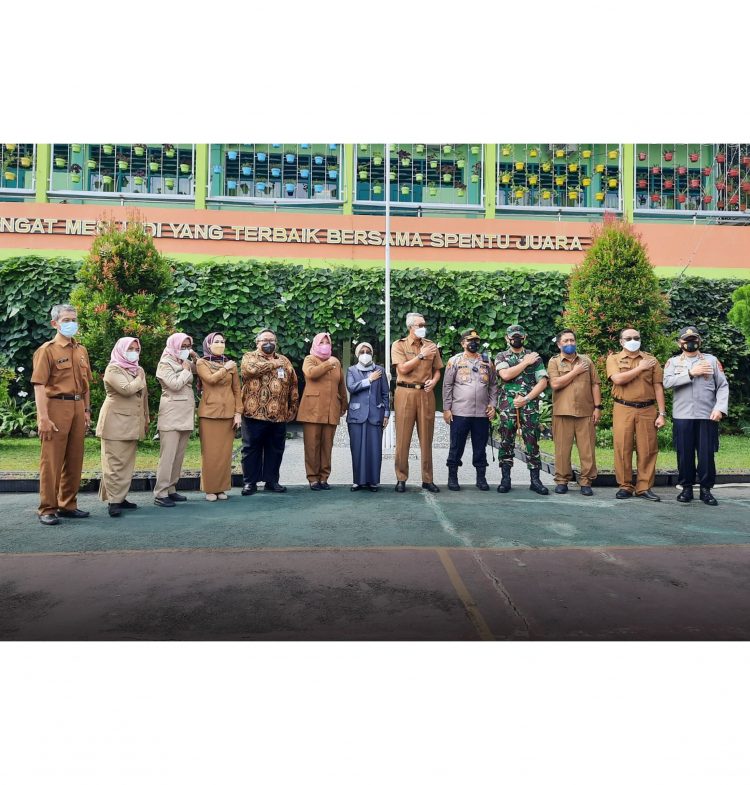 Peninjauan simulasi pembelajaran tatap muka terbatas (PTMT) 100 persen