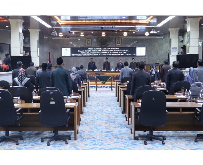 DPRD Setujui Raperda Pertanggungjawaban Pelaksanaan APBD Kota Cirebon tahun 2022