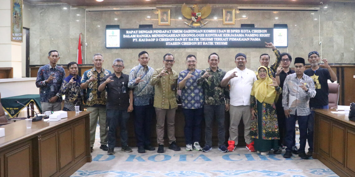 Polemik Naming Right Stasiun Cirebon, DPRD Fasilitasi Pertemuan Antara Manajemen PT KAI, BT Batik Trusmi dengan Pegiat Budaya