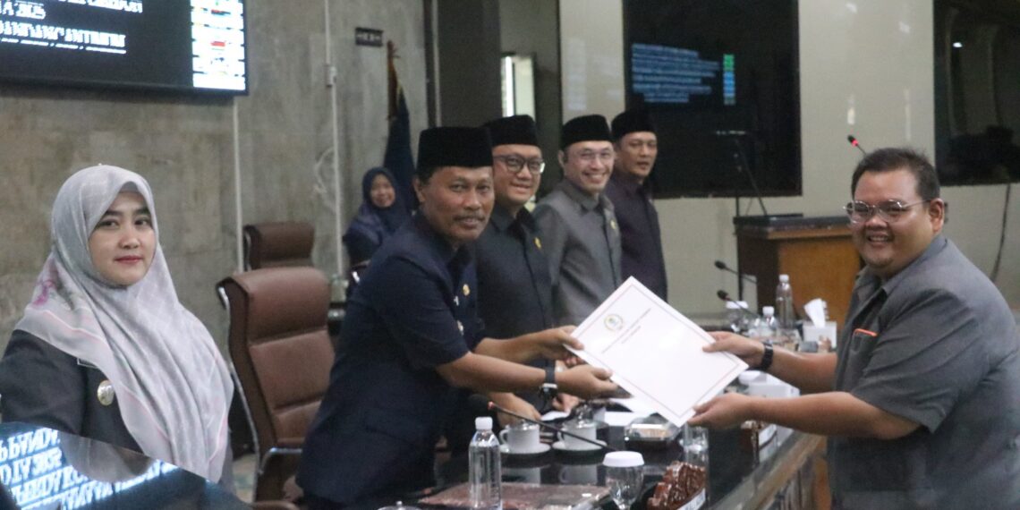 DPRD Terima Penyampaian Wali Kota Tentang Raperda Pertanggungjawaban APBD 2025